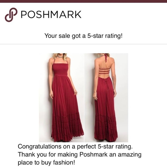 LAST 1! GIRLY & FLIRTY RED WINE MAXI DRESS - Picture 4 of 5